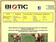 Tablet Screenshot of biotic.com